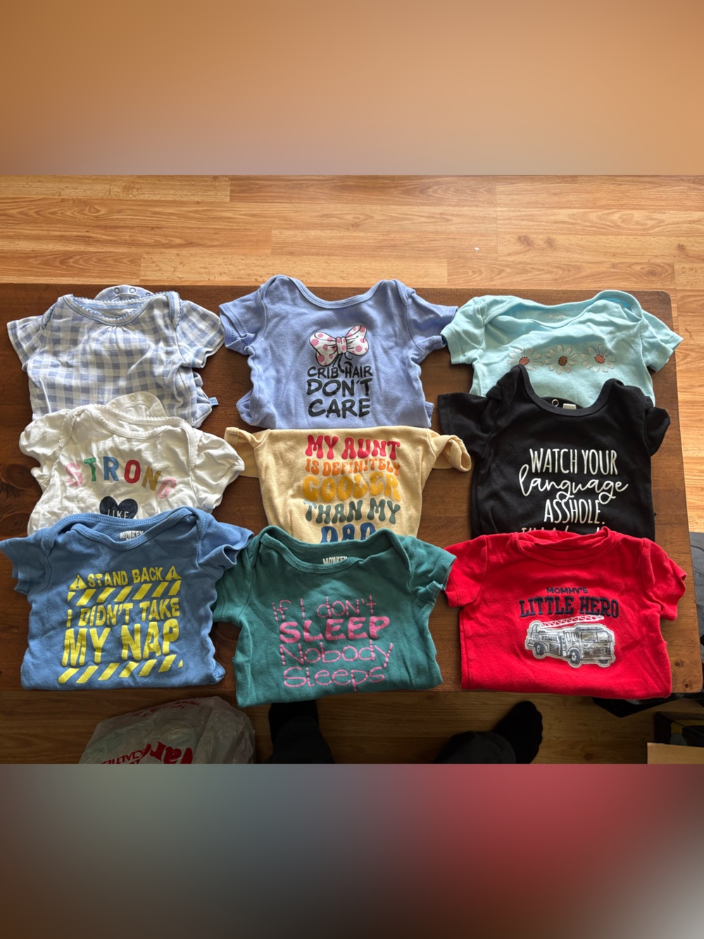 💥Buy 2 Get 1 Free💥 9 Kids' Graphic Short Sleeve Onesies